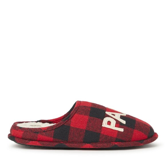Men's Papa Bear Buffalo Check Clog Slipper M (9-10) Memory Foam Slip Resistant - Picture 2 of 7